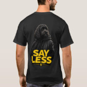 コカプーTシャツ "Say Less" 裏起毛Tシャツ Tシャツ (裏面)