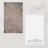 コカモダンブラウンネックレスディスプレイカード 名刺 (正面/裏面)