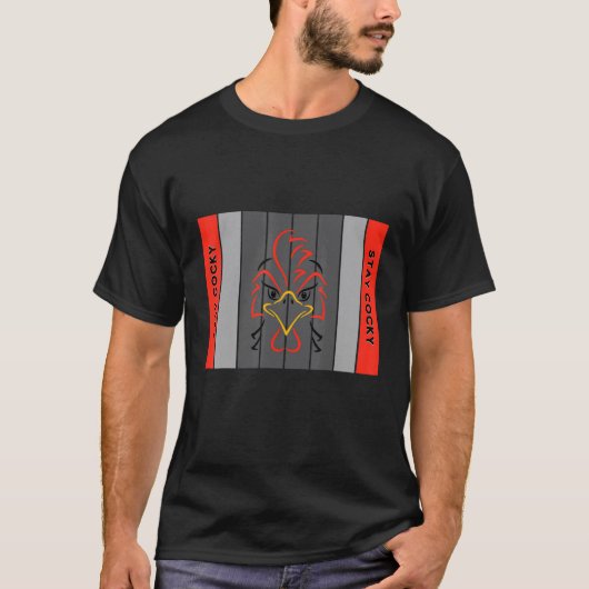 コキアゲチキンチーム精神スポーツ Tシャツ (正面)