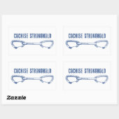 コキセストロングオールドアリゾナ登山Quickdraw 長方形シール (シート)