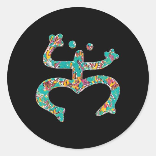 コキタイノボリキュアプエルトリココキタイノ ラウンドシール (正面)