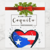 コキトのクリスマスラップ ワインラベル (シングルラベル)