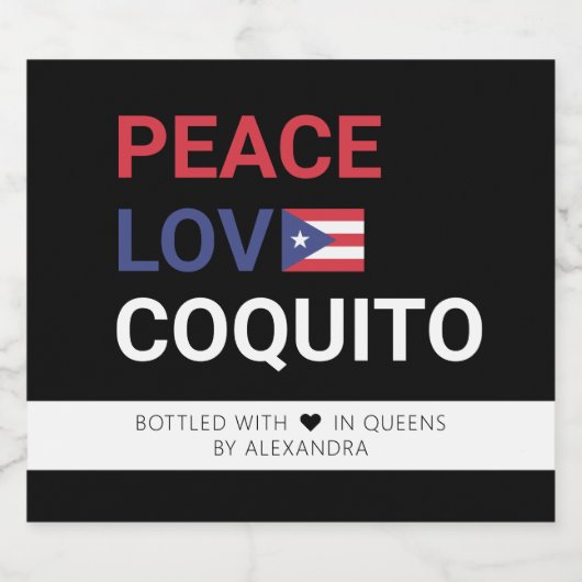 コキトクリスマス食品・飲料ラベルセット リキュールボトルラベル (シングルラベル)