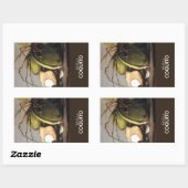 コキトココナッツクラシックマーケティング 長方形シール (シート)