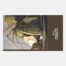 コキトココナッツクラシックマーケティング 長方形シール