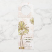コキトココナッツトロピカルパーム ボトルネックタグ (正面)