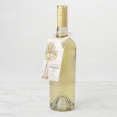 コキトココナッツトロピカルパーム ボトルネックタグ (アングル)