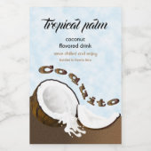 コキトココナッツトロピカルフルーツ ワインラベル (シングルラベル)