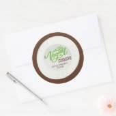 コキトビーガンココナッツビバレッジ ラウンドシール (封筒)