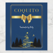 コキトブルーラベルエレガント ワインラベル (シングルラベル)