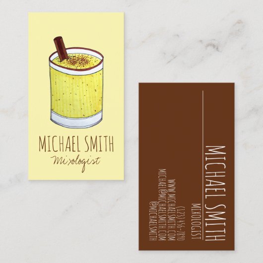 コキトプエルトリカエグノグバーテンミキサー 名刺 (正面/裏面)