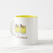 コキトプエルトリカエグノドリンクメリークリスマス ツートーンマグカップ (正面左)