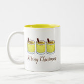 コキトプエルトリカエグノドリンクメリークリスマス ツートーンマグカップ (左)