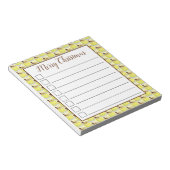 コキトプエルトリカエグノドリンクメリークリスマス ノートパッド (アングル)