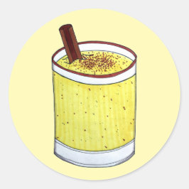 コキトプエルトリカエグノラムクリスマスドリンク ラウンドシール