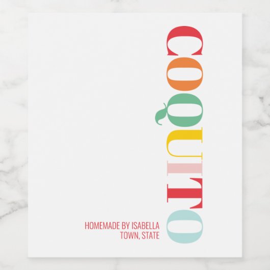 コキトモダンクリスマスワインラベル ワインラベル (シングルラベル)