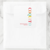 コキトモダンクリスマス スクエアシール (バッグ)