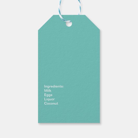 コキトモダンレシピドリンクココナッツエッグノグ ギフトタグ (裏面)