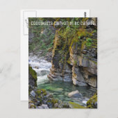 コキハラキャニオンin BC Canada ポストカード (正面/裏面)