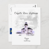 コキルリバーライトハウスオレゴン ポストカード (正面/裏面)