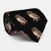 コキンメフクロウのタイ2 ネクタイ (ロール)