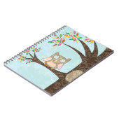 コキンメフクロウのノート ノートブック (左側)