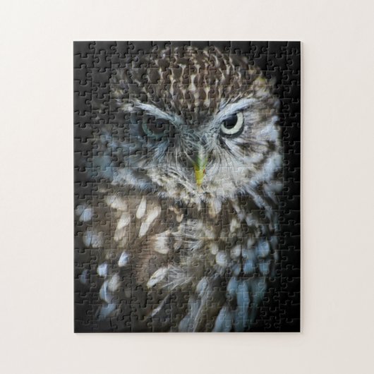 コキンメフクロウのパズル ジグソーパズル (縦)