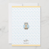 コキンメフクロウの誕生の発表 案内状 (裏面)