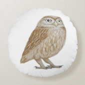 コキンメフクロウ2011年 ラウンドクッション (正面)