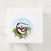 コキートココナッツビジネス広告ズメッセージカード フェイバータグ (インサイチュ)