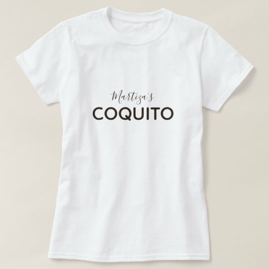 コキート ココナッツ クラシック マーケティング Tシャツ (デザイン正面)