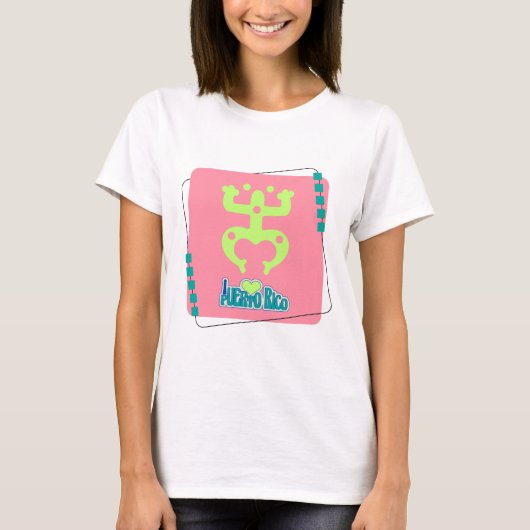 コキ・タイノ・プエルトリコ Tシャツ (正面)