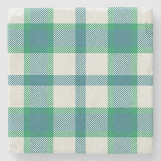 コギットアモールタータンチェック ストーンコースター (正面)