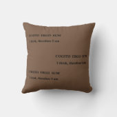 コギト・エルゴサム クッション (裏面)