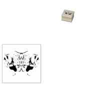 コクの蝶の蛾 ラバースタンプ (押印)