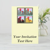 コクイン4色 招待状 (スタンド正面)