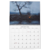 コクガンの綿の芸術 カレンダー (1月 2026)