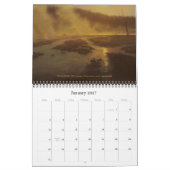 コクガンの綿2011年の芸術 カレンダー (1月 2027)