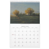 コクガンの綿2015年のファインアート カレンダー (3月 2026)