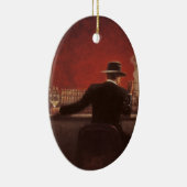 コクガンはシガーのバーにリンチを加えます セラミックオーナメント (右)