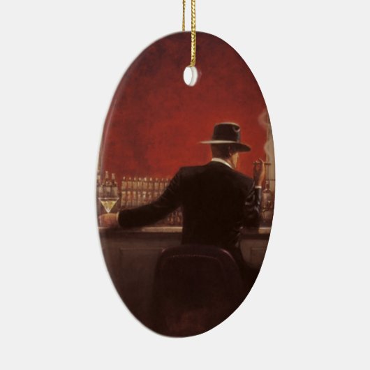 コクガンはシガーのバーにリンチを加えます セラミックオーナメント (右)