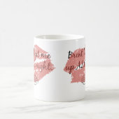 コクガンは終夜のマグの上の私を保ちました コーヒーマグカップ (中央)