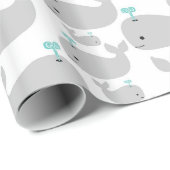 コククジラの子供部屋のプリント ラッピングペーパー (ロールコーナー)