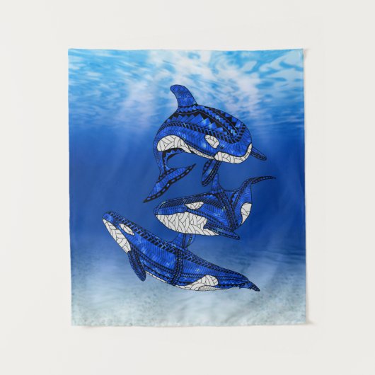 コククジラ タペストリー (正面)