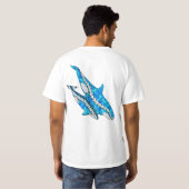 コククジラ Tシャツ (裏面フル)