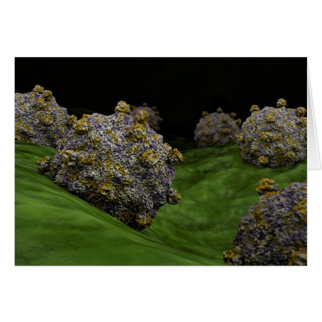 コクサキウイルスの概念図1 (正面横)