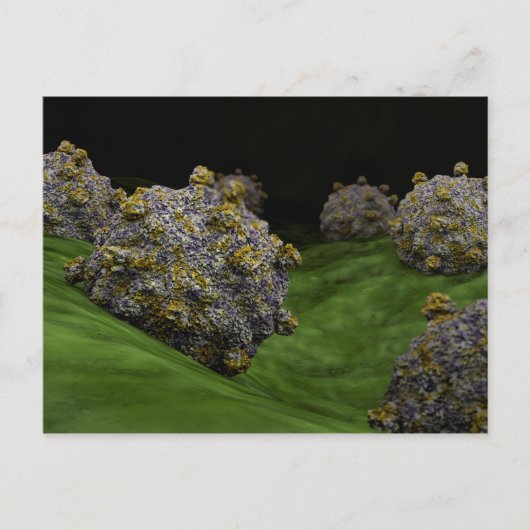 コクサキウイルスの概念図1 ポストカード (正面)