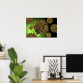 コクサキウイルスの概念図2 ポスター (ホームオフィス)