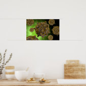 コクサキウイルスの概念図2 ポスター (キッチン)