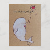 コクジラを想ってる ポストカード (正面)